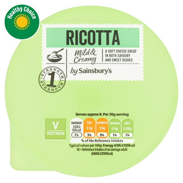 Sainsbury's Ricotta Cheese 250g