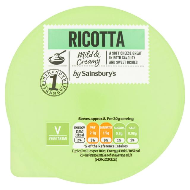 Sainsbury's Ricotta Cheese 250g