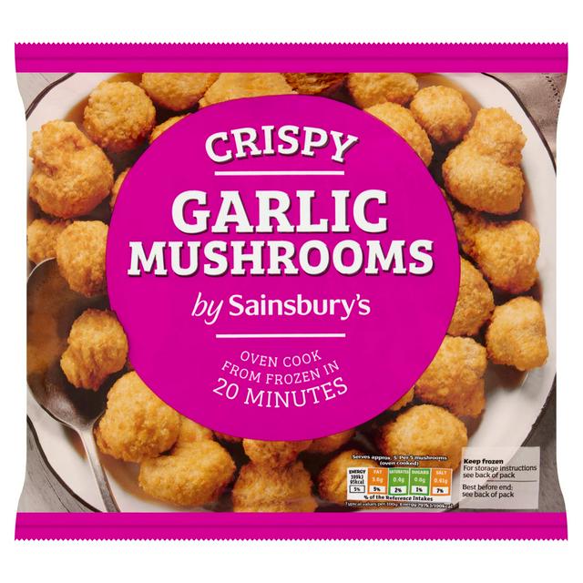 Sainsbury's Crispy Garlic Mushrooms 300g