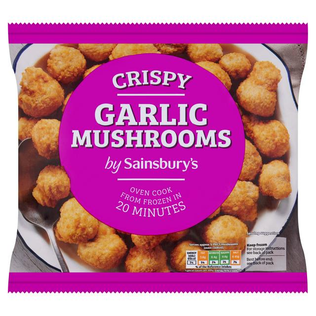 Sainsbury's Crispy Garlic Mushrooms 300g