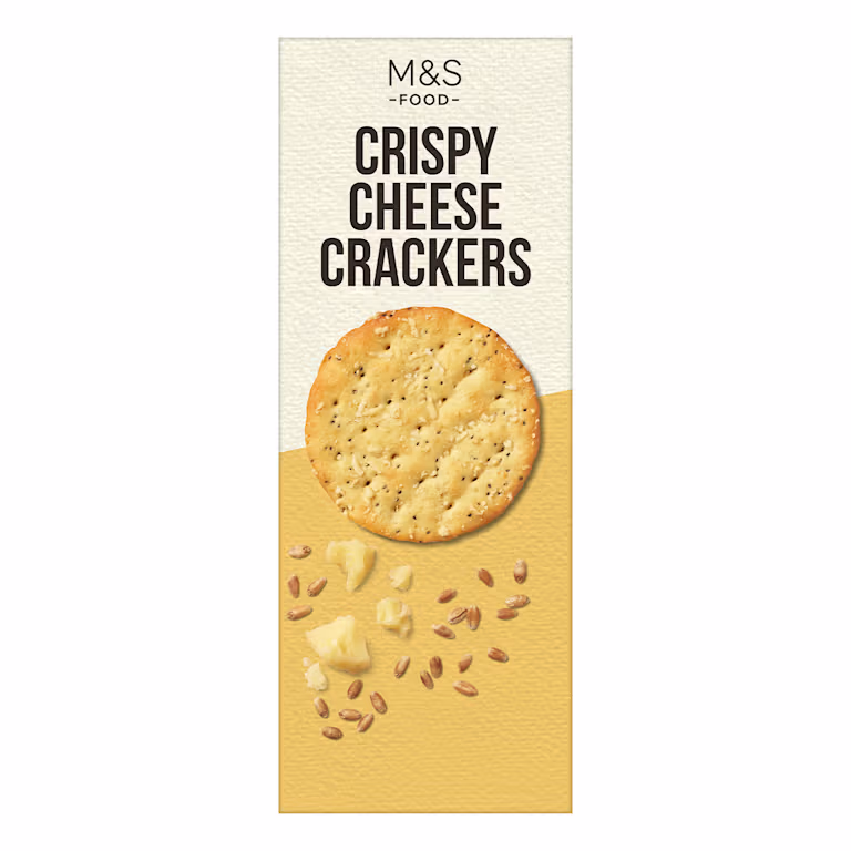 M&S Crispy Cheese Crackers