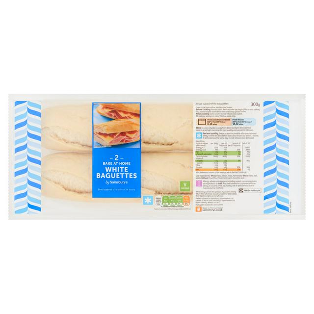 Sainsbury's Bake at Home White Baguettes x2