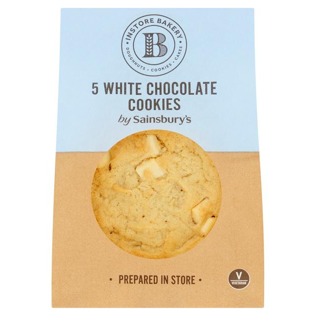 Sainsbury's White Chocolate Cookies x5