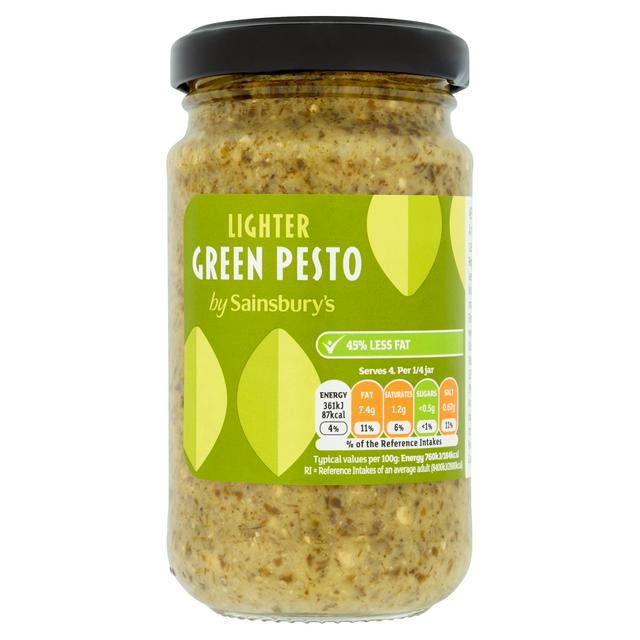 Sainsbury's Green Pesto, Light 190g