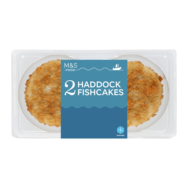 M&S 2 Haddock Fishcakes