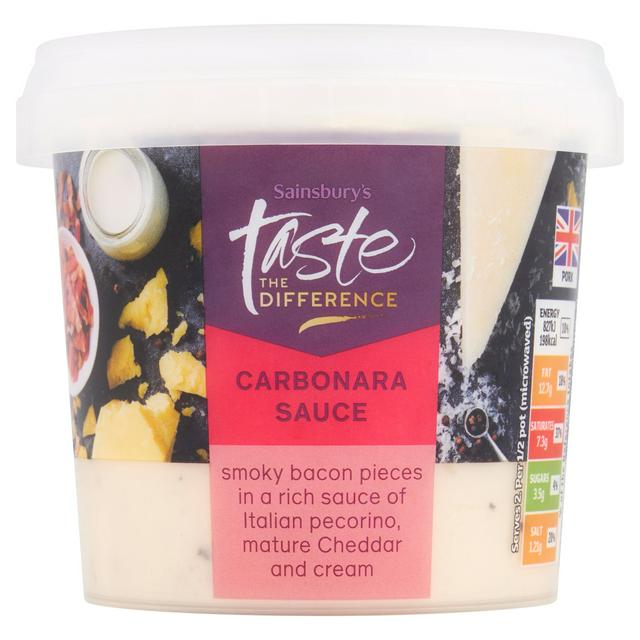 Sainsbury's Carbonara Sauce, Taste the Difference 350g (Serves 2)