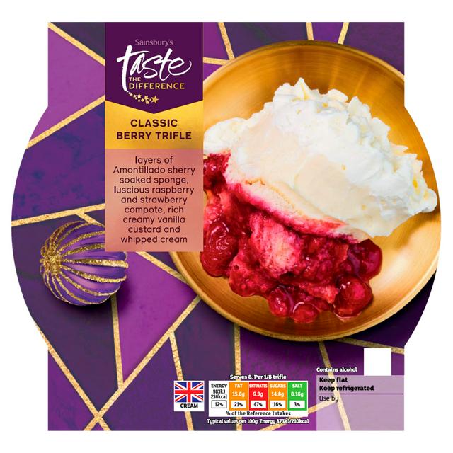 Sainsbury's Classic Berry Trifle, Taste the Difference 900g