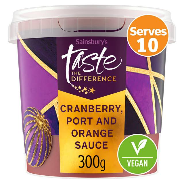 Sainsbury's Cranberry, Port & Orange Sauce, Taste the Difference 300g