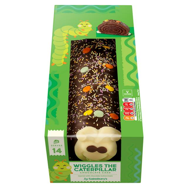 Sainsbury's Birthday & Celebration Wiggles the Caterpillar Cake 613g