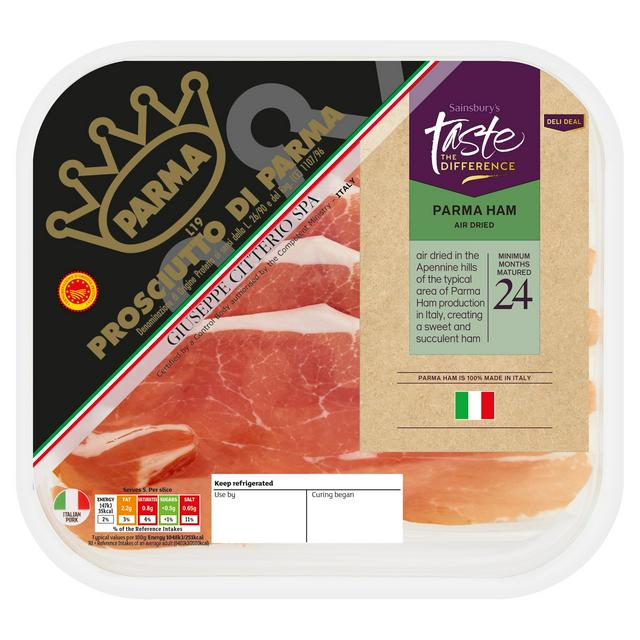 Sainsbury's Italian Parma Ham 24 Month Matured, Taste the Difference 70g
