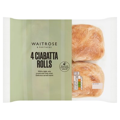 Waitrose Ciabatta Rolls