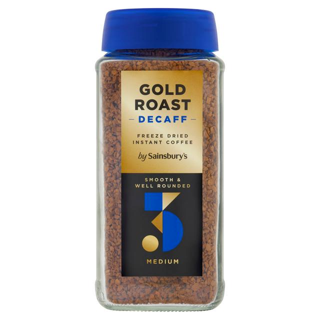 Sainsbury's Gold Roast Decaffeinated Instant Coffee Granules 200g
