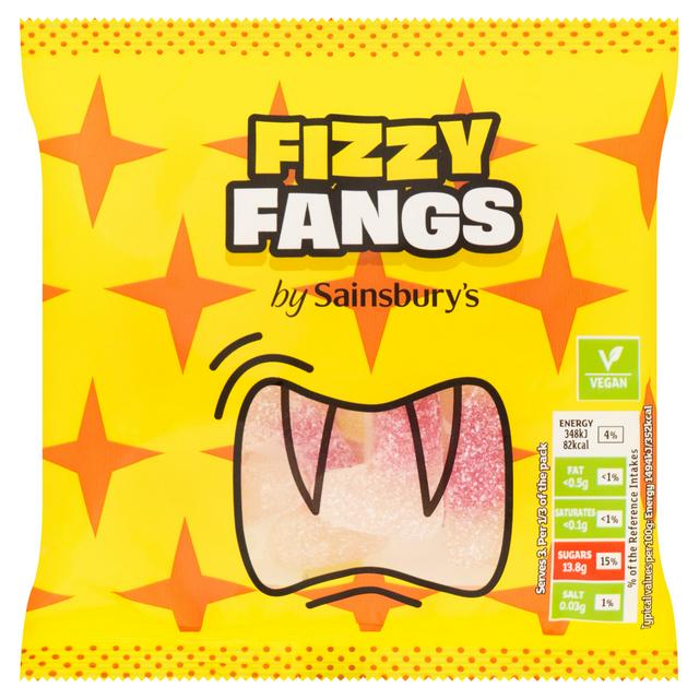 Sainsbury's Fizzy Fangs 75g