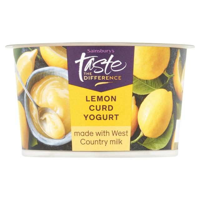 Sainsbury's West Country Lemon Curd Yogurt, Taste the Difference 150g