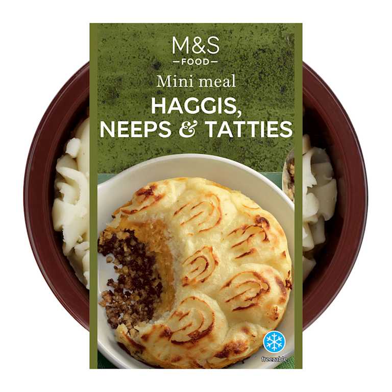 M&S Mini Meal Haggis, Neeps and Tatties