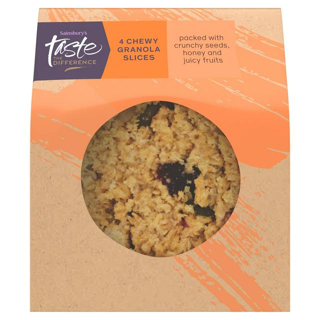 Sainsbury's Chewy Granola Slices, Taste Difference x4
