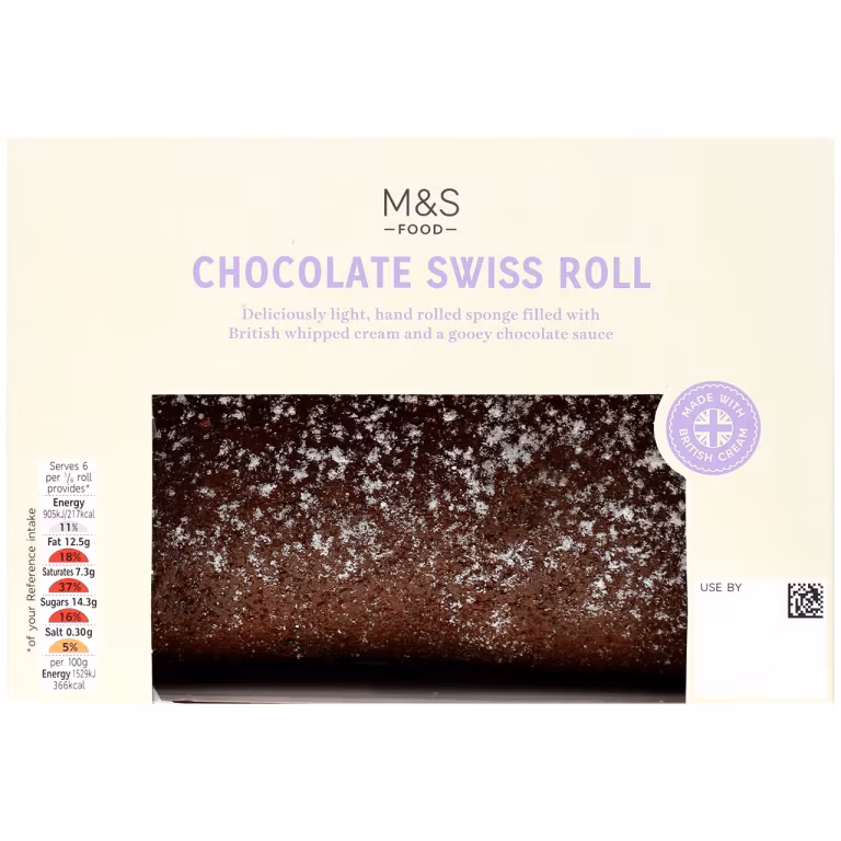 M&S Chocolate Swiss Roll