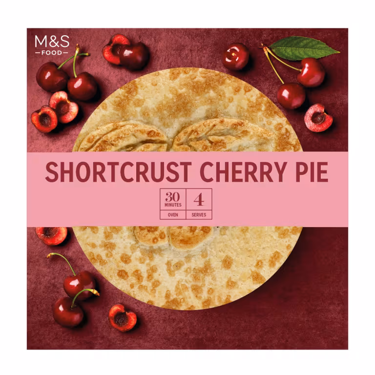 M&S Shortcrust Cherry Pie