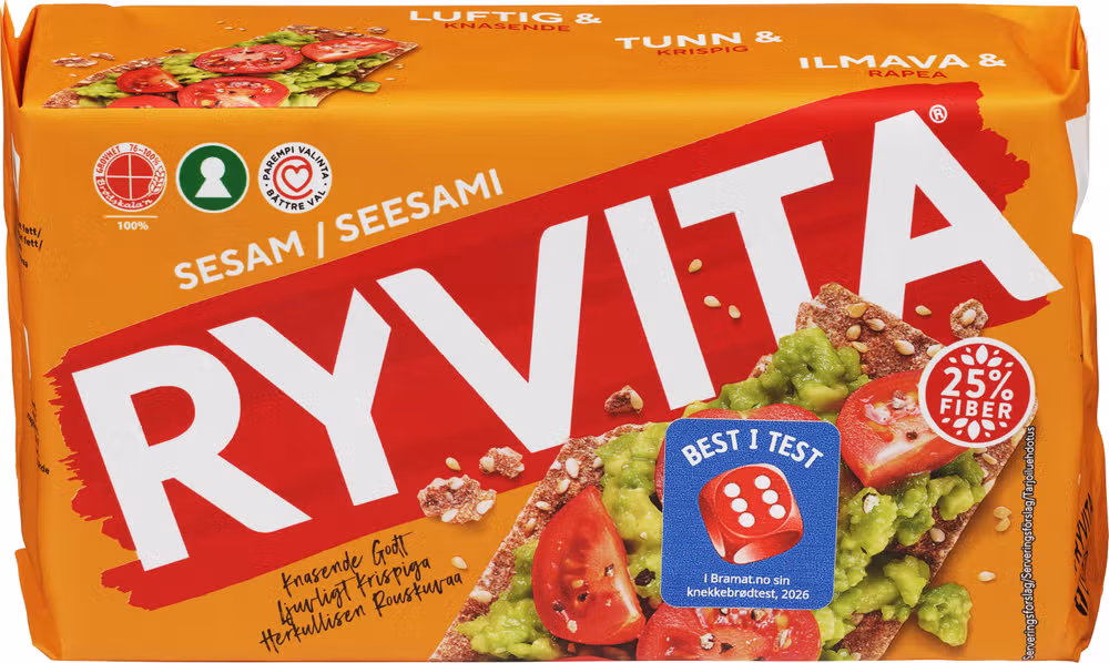 Ryvita Sesam Maks 10 per kunde, Knekkebrød, 250 g
