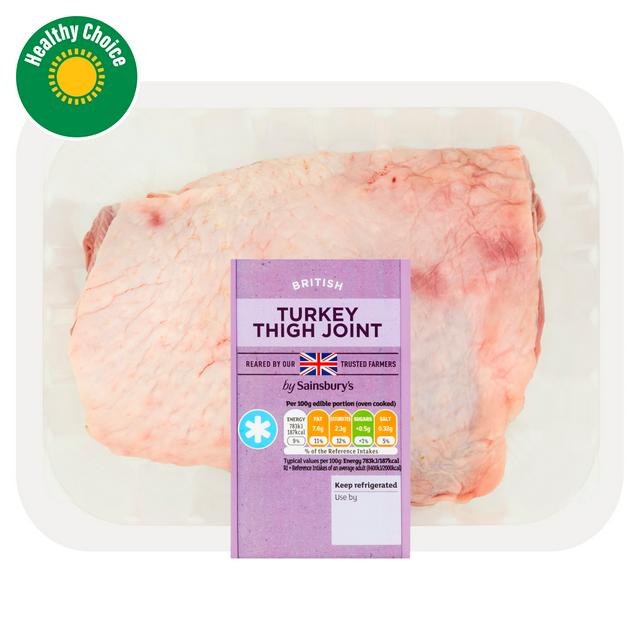 Sainsbury's Fresh British Turkey Thigh Joint 750g