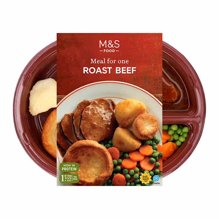 M&S Roast Beef With Yorkshire Pudding Dinner