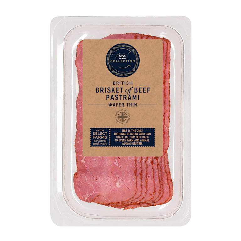 M&S British Wafer Thin Pastrami
