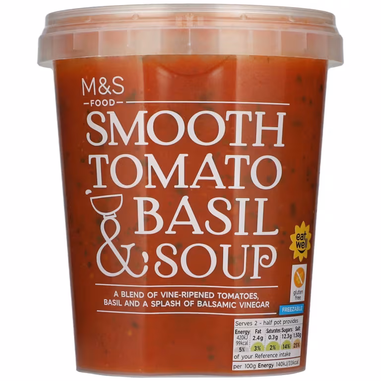 M&S Tomato and Basil Soup