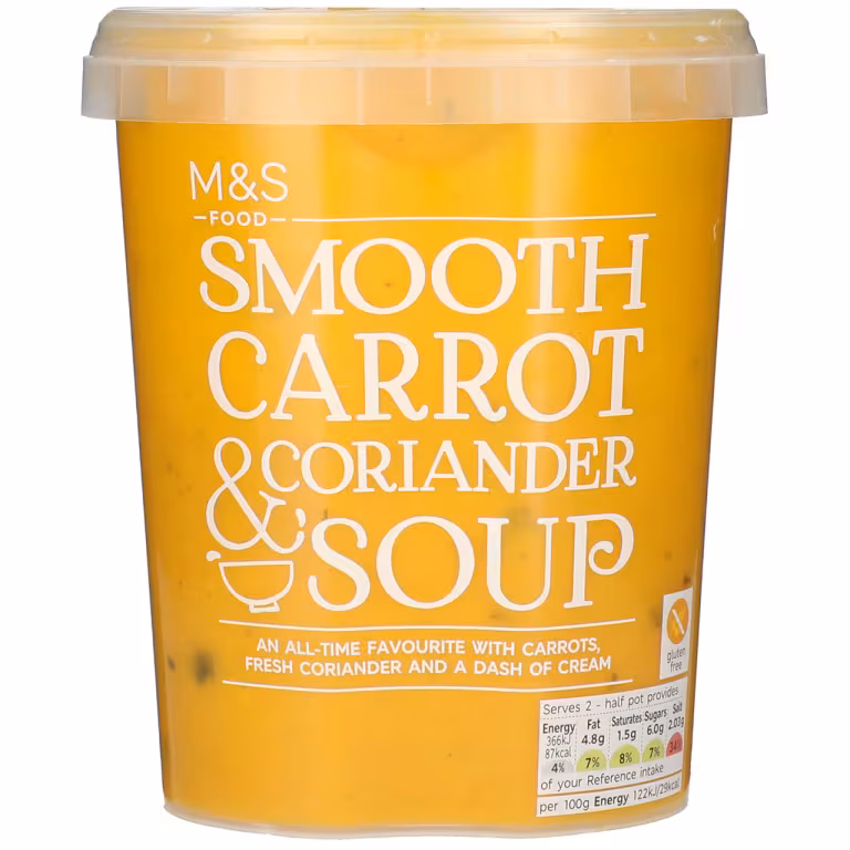 M&S Carrot and Coriander Soup