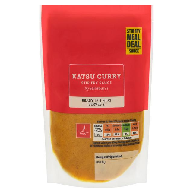 Sainsbury's Katsu Curry Stir Fry Sauce 175g