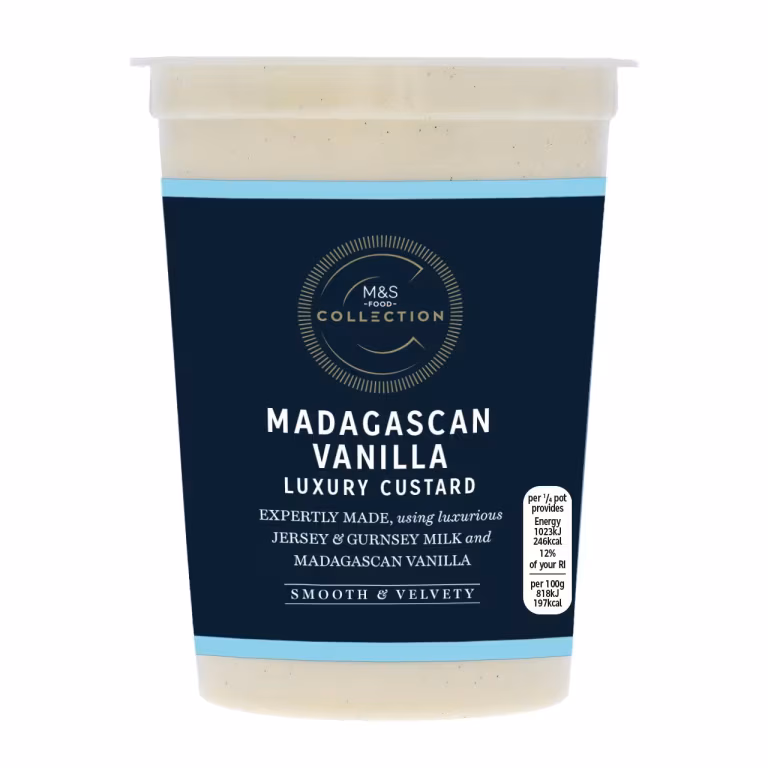 M&S Madagascan Vanilla Luxury Custard