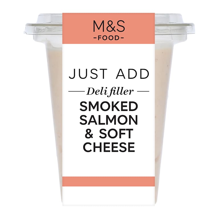 M&S Smoked Salmon and Soft Cheese