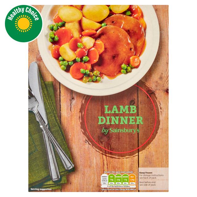 Sainsbury's Roast Lamb Dinner Ready Meal For 1 400g