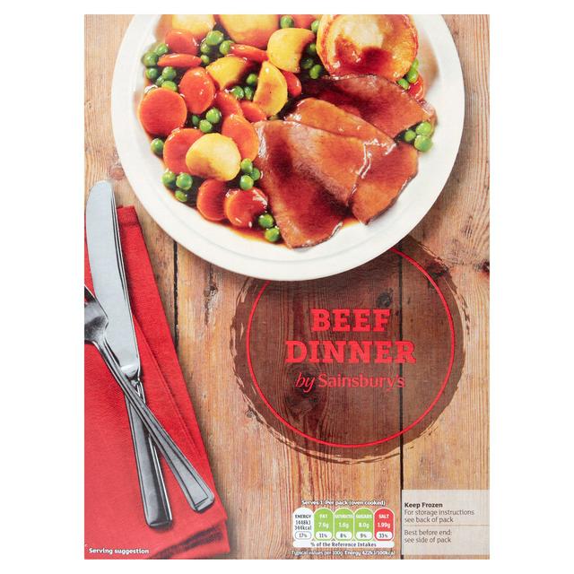 Sainsbury's Roast Beef Dinner Ready Meal For 1 400g