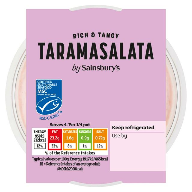Sainsbury's Rich Taramasalata 200g
