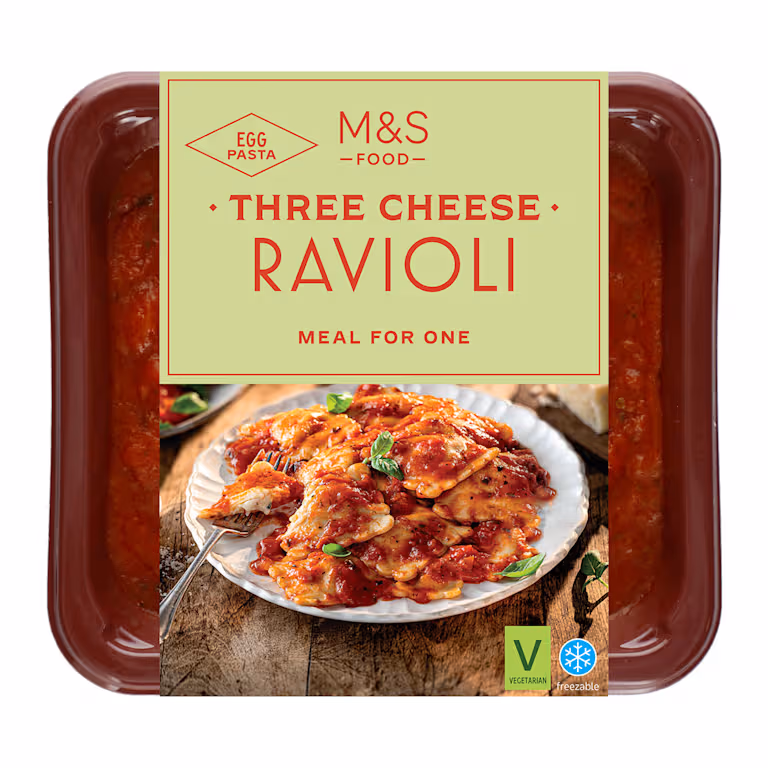 M&S Three Cheese Ravioli
