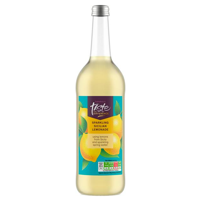 Sainsbury's Sicilian Lemonade Sparkling, Taste the Difference 75cl
