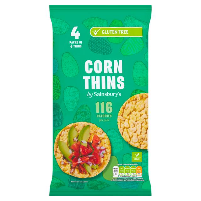 Sainsbury's Corn Thins 4x30g
