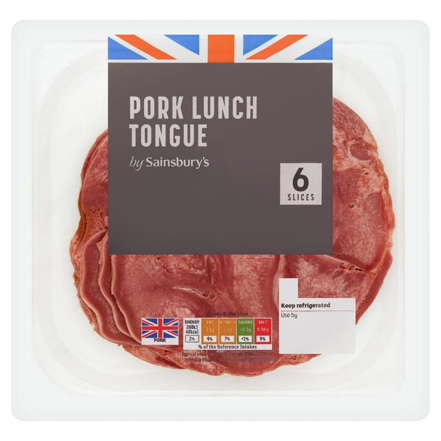 Sainsbury's Pork Lunch Tongue Slices x6 150g
