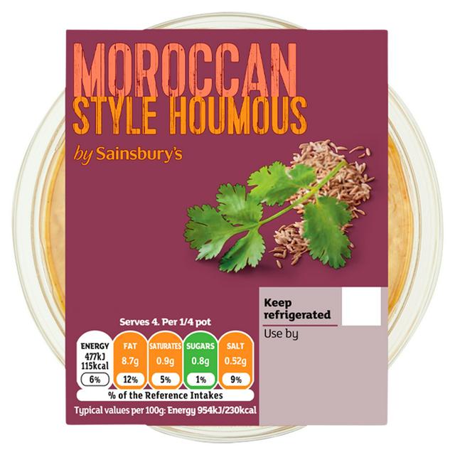 Sainsbury's Aromatic Moroccan Style Houmous 200g