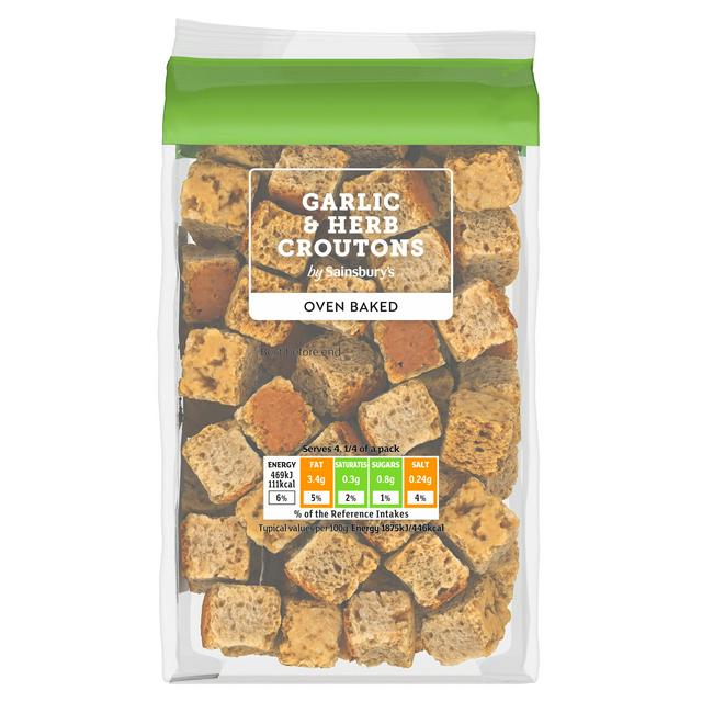Sainsbury's Garlic & Herb Croutons 100g