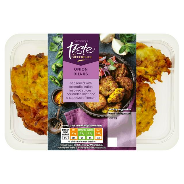 Sainsbury's Indian Aromatic Onion Bhaji, Taste the Difference 150g