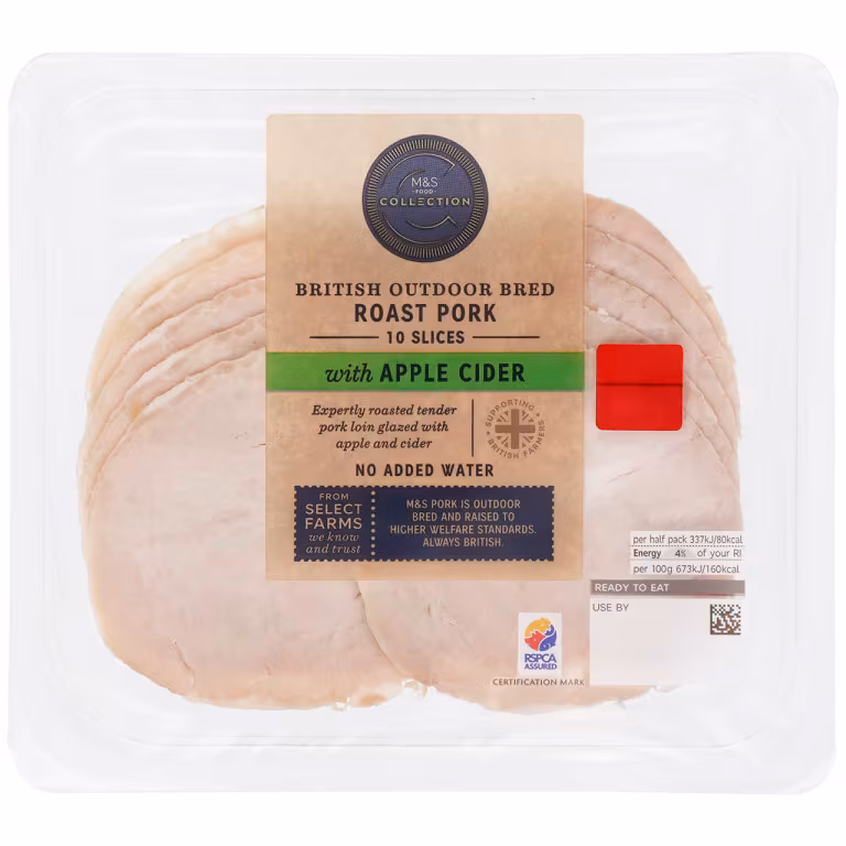 M&S Outdoor Bred British Pork with Apple and Cider Glaze