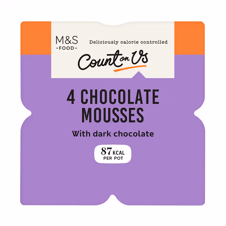M&S 4 Chocolate Mousses
