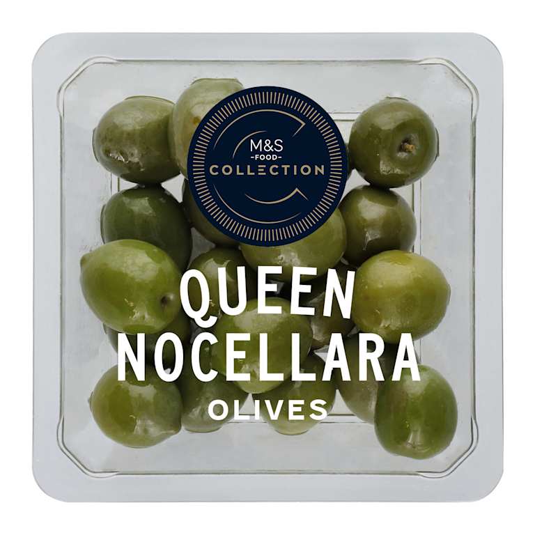 M&S Italian Queen Nocellara Olives (Stone In)