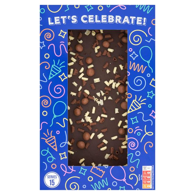 Sainsbury's Birthday Celebration Chocolate Tray Bake Cake 705g (Serves 15)