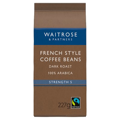 Waitrose Fairtrade French Style Coffee Beans