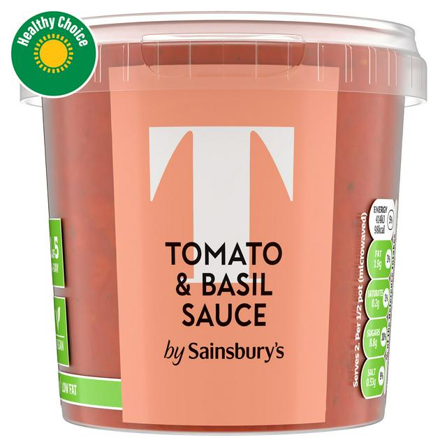 Sainsbury's Tomato & Basil Sauce 350g (Serves 2)
