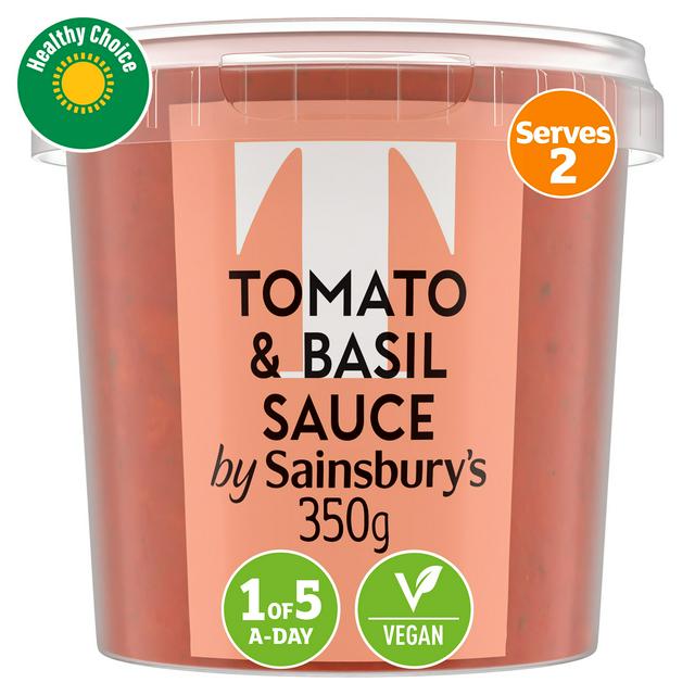 Sainsbury's Tomato & Basil Sauce 350g (Serves 2)