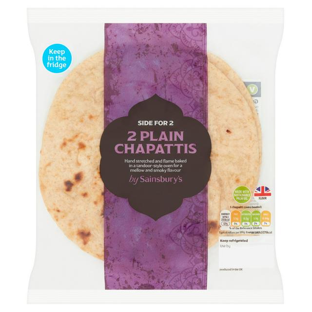 Sainsbury's Indian Chapatti x2 170g