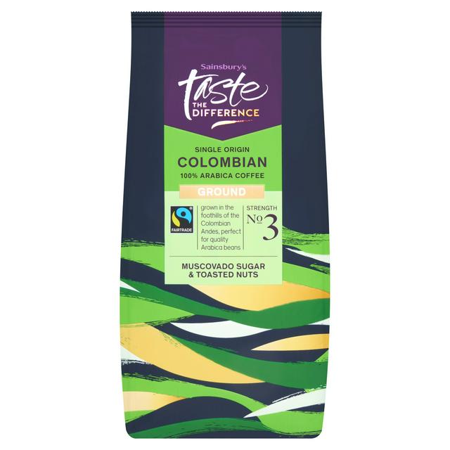 Sainsbury's Fairtrade Colombian Coffee Strength 3, Taste the Difference 454g